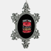 Ornement Flocon De Neige Mes ongles peints de rêves (Gauche)