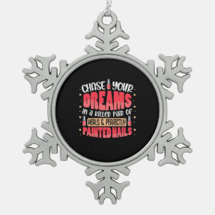 Ornement Flocon De Neige Mes ongles peints de rêves