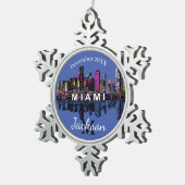 Ornement Flocon De Neige Miami en graffiti (Vue impression)