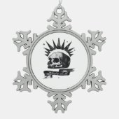 Ornement Flocon De Neige Misfit Skull Creative Character Art Style (Devant)
