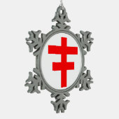 ORNEMENT FLOCON DE NEIGE MODÈLE DE CHEVALIERS (Gauche)
