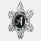 Ornement Flocon De Neige Modèle Zebra (Vue impression)