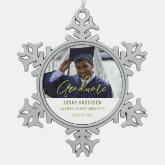 Ornement Flocon De Neige Modern Minimalist Photo and Script