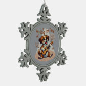 Ornement Flocon De Neige Mon Chien A Fleas Ukulele Tuning Chanson (Gauche)