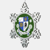 Ornement Flocon De Neige Monaghan Irlande Crest Irish (Vue impression)