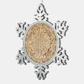 Ornement Flocon De Neige motif de l'Alhambra (Vue impression)