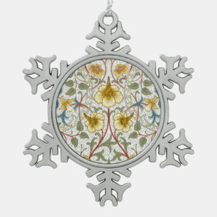 Ornement Flocon De Neige Motif floral Narcisse de William Morris