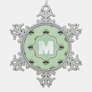 Ornement Flocon De Neige Moustaches à la menthe