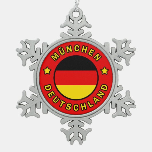 Ornement Flocon De Neige München Deutschland (Devant)