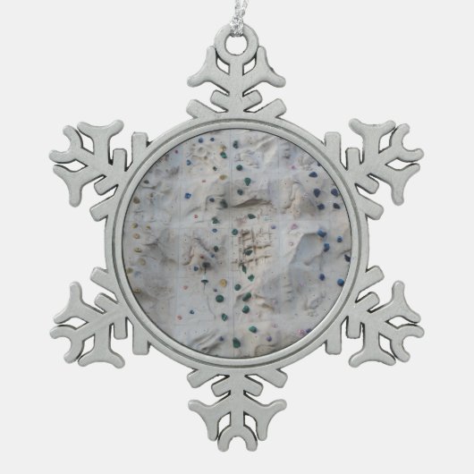 Ornement Flocon De Neige Mur d'escalade de roche (Devant)