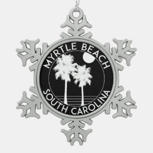 Ornement Flocon De Neige Myrtle Beach la Caroline du Sud