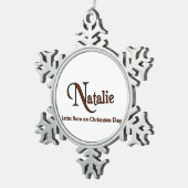 Ornement Flocon De Neige Natalie (Vue impression)