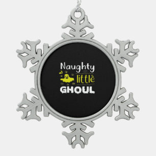 Ornement Flocon De Neige Naughty Little Ghoul
