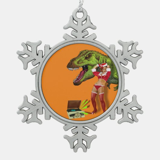 Ornement Flocon De Neige Navideña Jurásica (Devant)