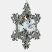 Ornement Flocon De Neige Neige Abstraite (Gauche)