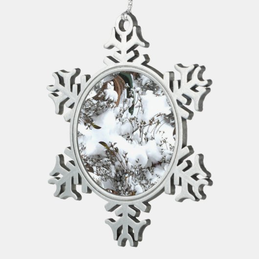Ornement Flocon De Neige Neige Abstraite (Vue impression)