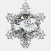 Ornement Flocon De Neige Neige Abstraite (Devant)