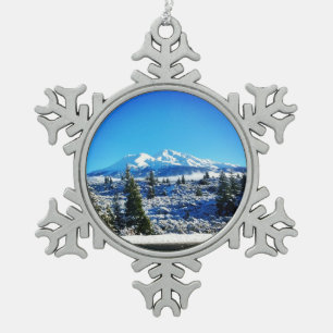 Ornement Flocon De Neige Neige d'hiver à Mount Shasta, CA