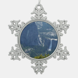 Ornement Flocon De Neige Nevada Falls depuis le Panorama Trail
