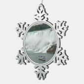 Ornement Flocon De Neige Niagara Falls sur le côté canadien (Vue impression)