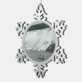 Ornement Flocon De Neige Niagara Falls sur le côté canadien (Vue impression)