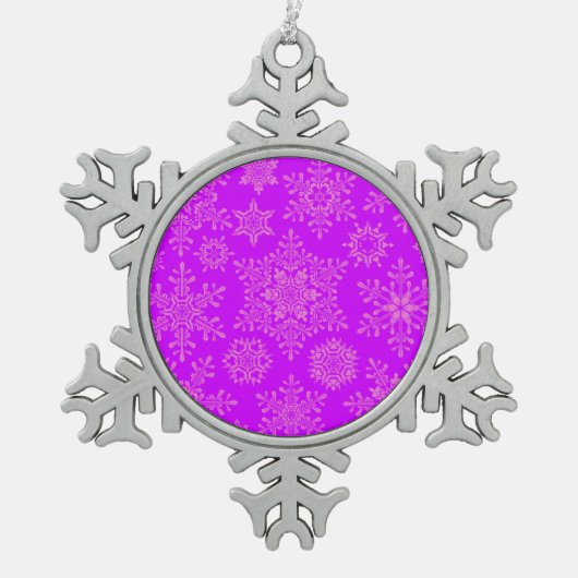 Ornement Flocon De Neige Noël (Devant)