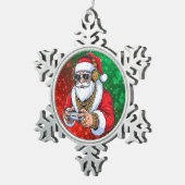 Ornement Flocon De Neige Noël (Vue impression)