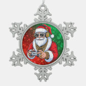 Ornement Flocon De Neige Noël (Devant)