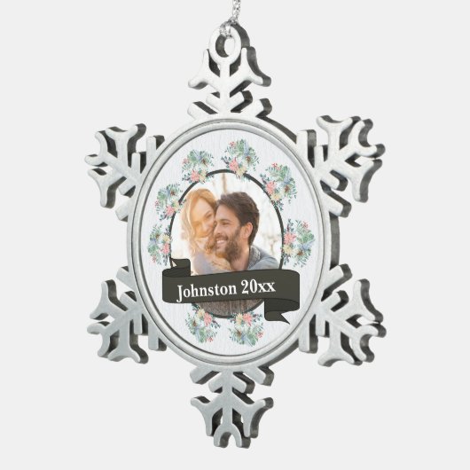 Ornement Flocon De Neige Noël (Vue impression)