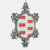 Ornement Flocon De Neige noël (Gauche)