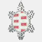 Ornement Flocon De Neige noël (Vue impression)