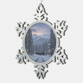Ornement Flocon De Neige noël (Vue impression)