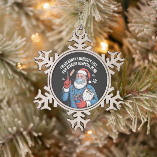 Ornement Flocon De Neige Noël 2026, (Arbre)