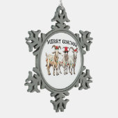 Ornement Flocon De Neige Noël 2026, (Gauche)