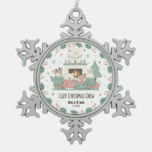 Ornement Flocon De Neige Noël Cosy (Devant)