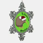 Ornement Flocon De Neige Noël de Kiwi (Gauche)