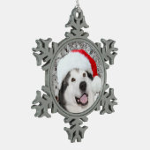Ornement Flocon De Neige Noël de Malamute d'Alaska (Gauche)