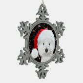 Ornement Flocon De Neige Noël de Westie (Gauche)
