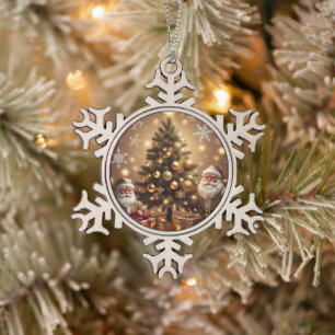 Ornement Flocon De Neige Noël divin