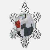 Ornement Flocon De Neige Noël écossais Terrier (Vue impression)