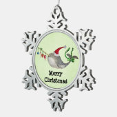 Ornement Flocon De Neige Noël mignon Narwhal (Vue impression)