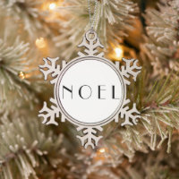 Noel Noir Et Blanc Moderne Typographie Minimaliste