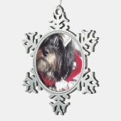 Ornement Flocon De Neige Noël Shih Poo (Vue impression)