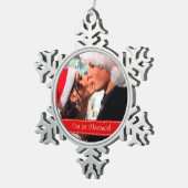 Ornement Flocon De Neige Notre ęr Noël (Vue impression)