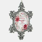 Ornement Flocon De Neige Notre première couronne de Noël (Gauche)