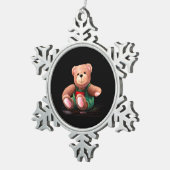 Ornement Flocon De Neige Nounours (Vue impression)