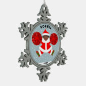 Ornement Flocon De Neige Objet de collection Noël pour meneuse de claque (Gauche)