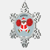 Ornement Flocon De Neige Objet de collection Noël pour meneuse de claque (Vue impression)