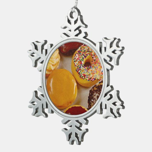 Ornement Flocon De Neige Odonuts assortés (Vue impression)