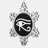 Ornement Flocon De Neige Oeil de Horus Egyptien (Vue impression)